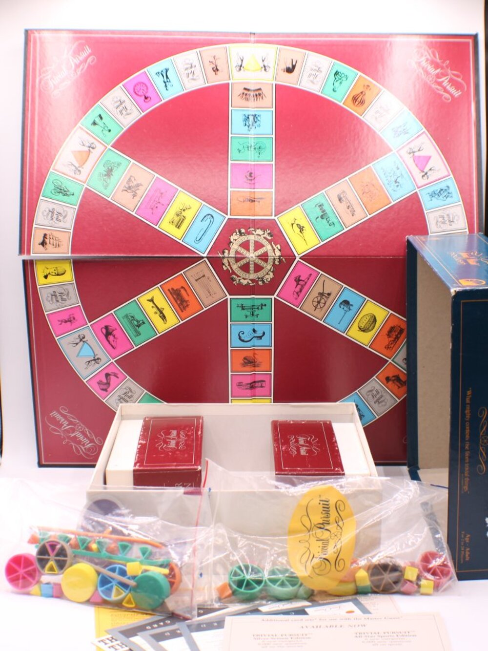 Trivial Pursuit Baby Boomer Edition 1983 Board Game Set Vintage Family Fun